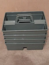Rubbermaid Commercial Executive Divided  Maid/Janitor Carry Storage Caddy New