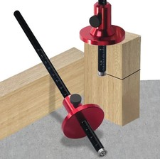 1pc Wheel Marking Gauge Woodworking Scriber Inch MM Measuring Tool