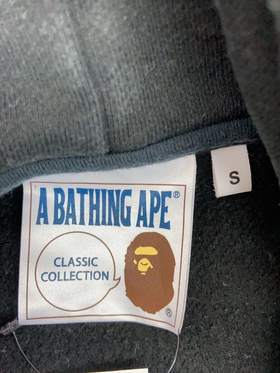 A BATHING APE (BAPE) Felpa con cappuccio A BATHING APE nera S usata