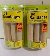 ProFoot Toe Bandages One Size 3 Each ( 2 Packages) NOS