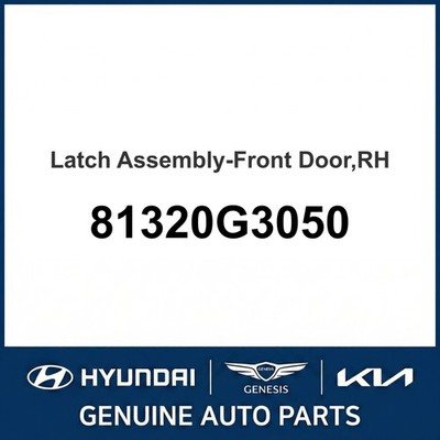 2018-2020 Hyundai Elantra GT Verriegelungsbaugruppe - Tür vorne OEM neu 81320...
