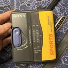 Vintage SONY Walkman Cassette Tape Player with AM FM Radio Sports Version Gray