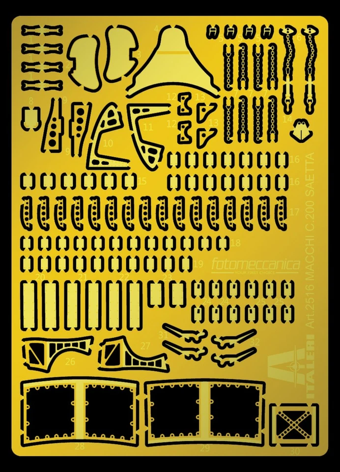 Italeri 2516 - Macchi MC.200 Saetta  1:32 - Immagine 4 di 4