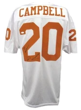Earl Campbell HOF Autographed/Inscribed Wilson Football Jersey Texas JSA 183187