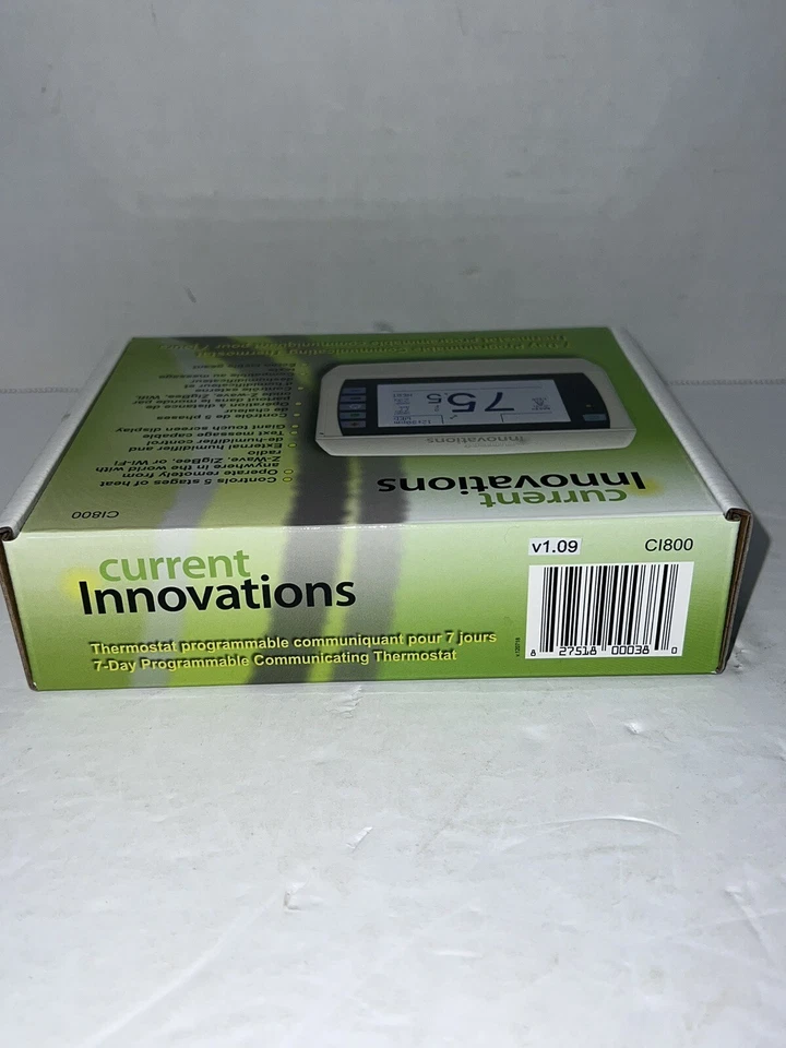 Thermostat Current Innovations Wifi CI800. 7 Day Programmable Communicating NIB - Image 3 of 4