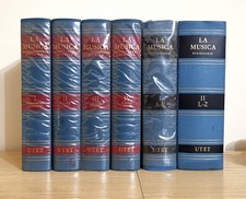 LA MUSICA Enciclopedia Storica e Dizionario - UTET, anni '60. 6 Volumi Completi.