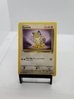 Pokemon TCG Meowth Base Set 2 Unlimited 80/130 1999 WOTC Vintage