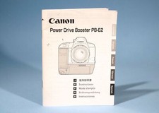 Canon Power Drive Booster PB-E2 Istruzioni * Ottimo