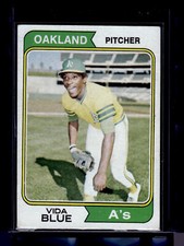 1974 Topps #290 Vida Blue