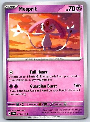 Mesprit - Surging Sparks SSP EN 079/191 HYOGONOSUKE Pokemon Mesprit - Surging Sparks SSP EN 079/191 HYOGONOSUKE Pokemon