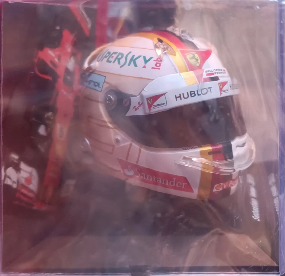 SEBASTIAN VETTEL (2017) GRAN PREMIO DI MONACO  I CASCHI DEI PILOTI FERRARI N.#87 - Immagine 3 di 4