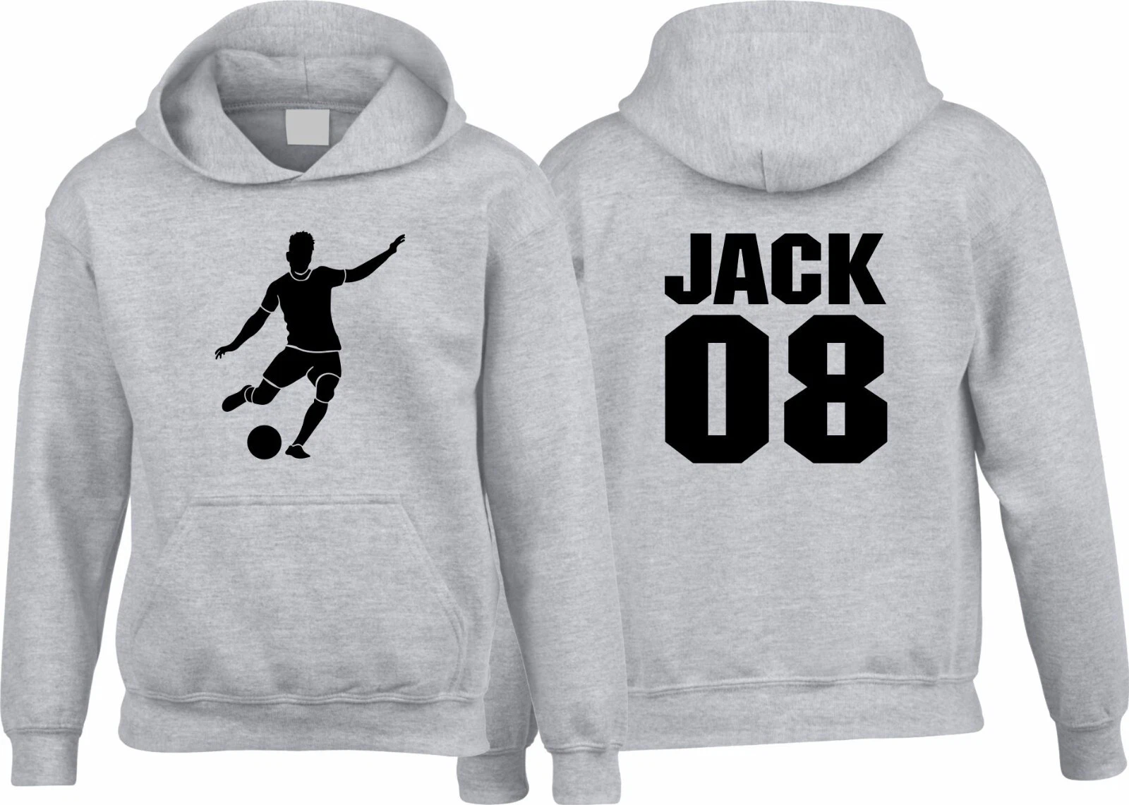 COACH Felpa con cappuccio calciatore personalizzata giornata gioco regalo sport calcio allenatore maglione