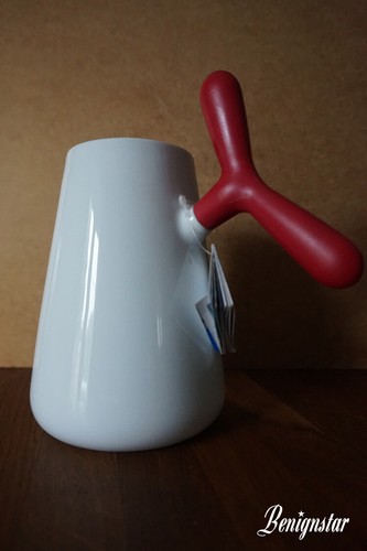 koziol A-Pollo Red Porcelain Milk Jug Coffee Pot Large - Picture 5 of 5