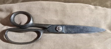 Vintage CLAUSS Scissors Shears Made in USA 10" Long Black blued ? molly
