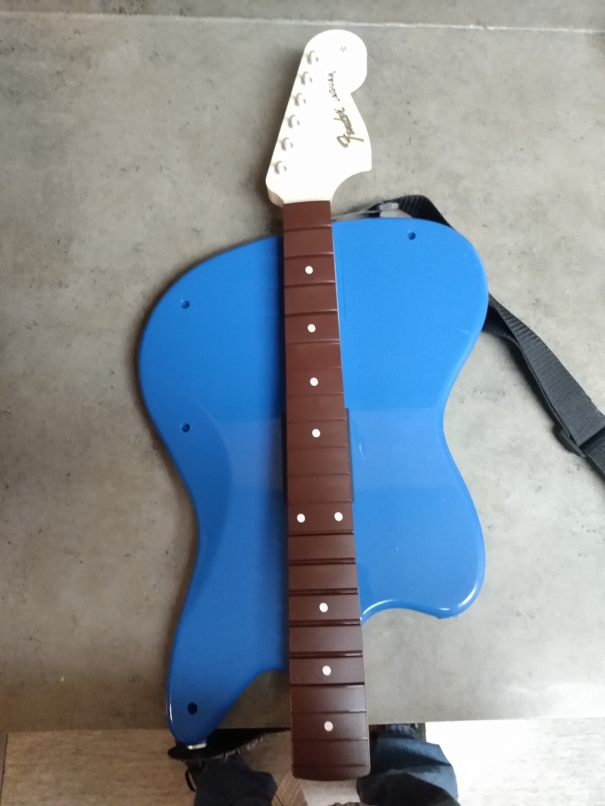 Rock Band 4 Fender Jaguar Wireless Guitar Controller Blue, For Xbox One