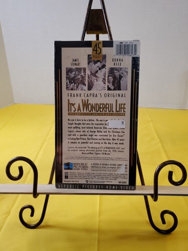 It's A Wonderful Life VHS James Stewart Donna Reed 1946 Frank Capra Sealed VHS - Picture 2 of 5