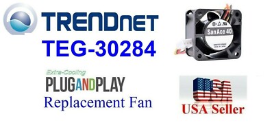 1x New Replacement Fan for TRENDnet TEG-30284 28-Port Gigabit Switch