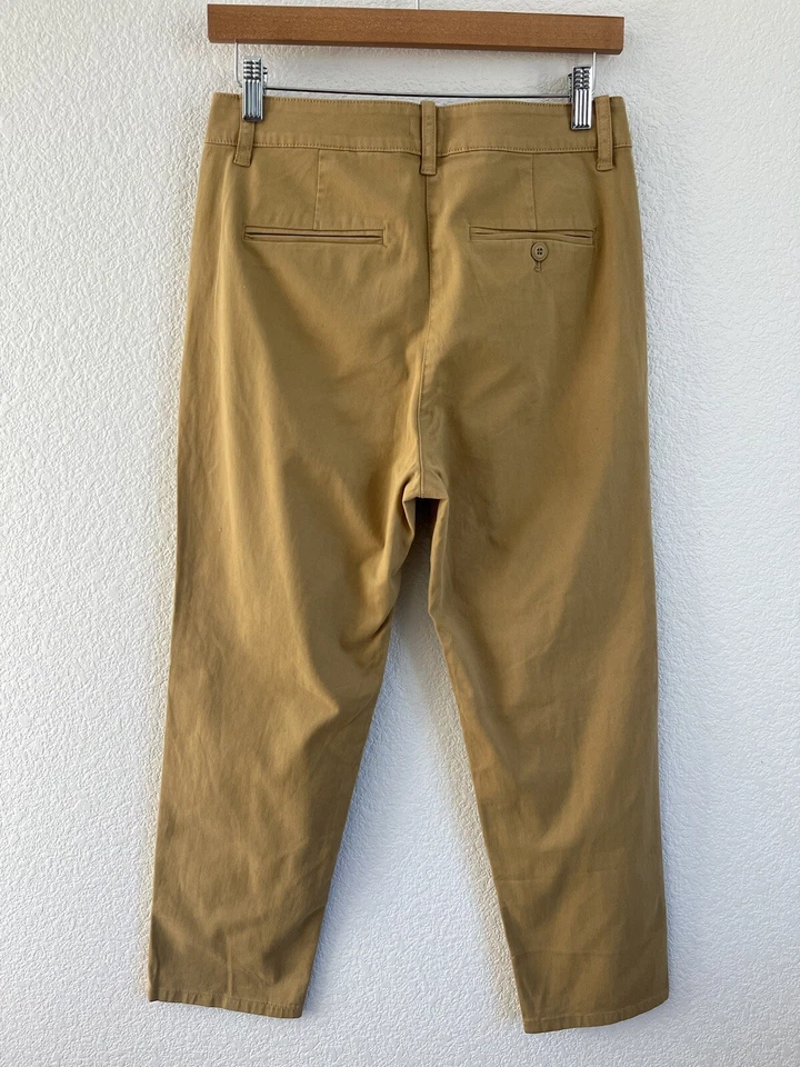 Jcrew Womens 6P Kate Straight Leg Chino Pants Honey Brown BY644 - Image 2 of 4