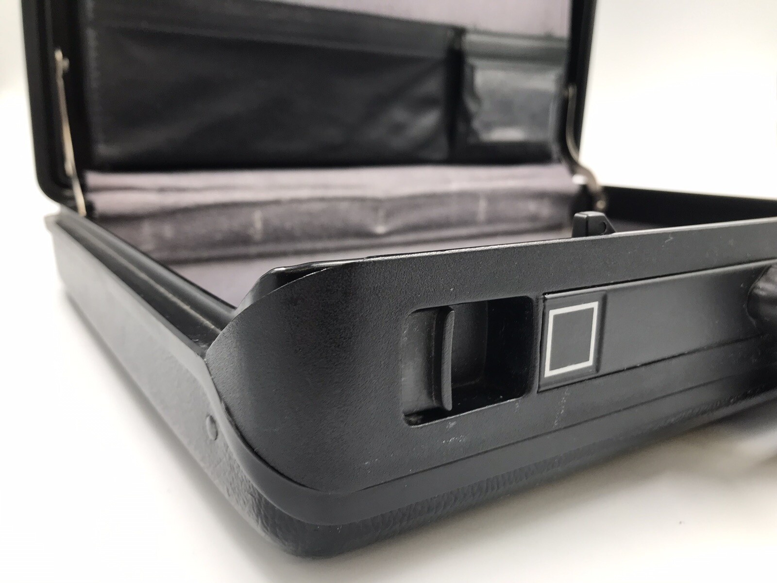 Boîte à Bagages Vintage Samsonite 1982 - Noire, Rigide, Fabriquée Aux États-Unis