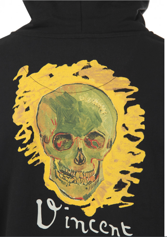 激レア！VANS GOGH SKULL HOODIE Rare! Vans Vincent Van Gogh Skull Hoodie Sweatshirt Unisex (S, M