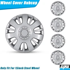 15'' Wheel Covers Snap-On Auto Tire Rim Replacement Hub Caps For 15” Hub Caps