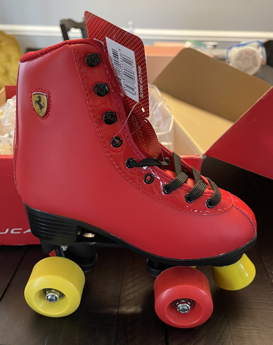 Mesuca Ferrari Roller Skate FCB71129 Size 3 Red Eu 35
