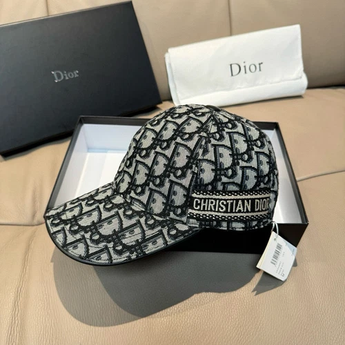 Casquette de baseball ancienne fleur classique Dior