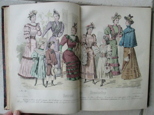 JOURNAL DES DEMOISELLES, 1893. 17 planches dont 12 en couleurs. - Picture 9 of 18
