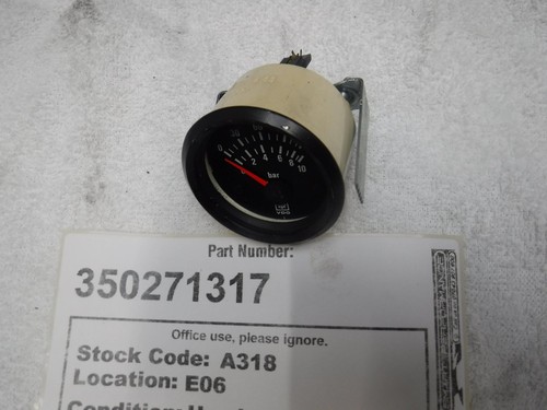 Instrumento de tablero genuino Lamborghini PSI calibre de presión de aceite VDO 350271317 - Imagen 7 de 12