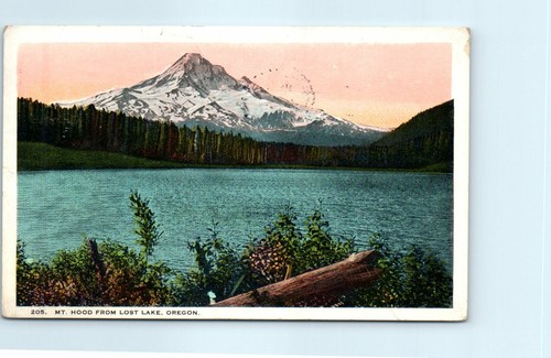 Postkarte - Mount Hood, aus Lost Lake - Oregon