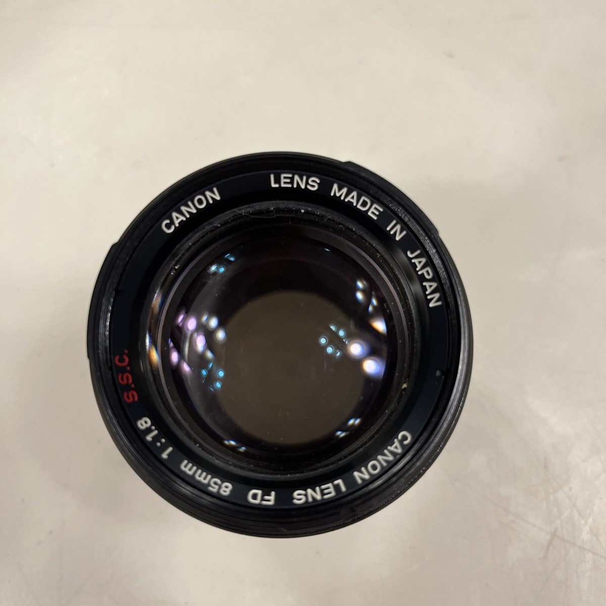 キャノン FD85mm 1-1.8 SSC TOP MINT】CANON FD 85mm F/1.8 S.S.C. SSC MF Portrait Lens FD