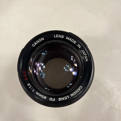 Canon FD 85mm F/1.8 S.S.C. SSC MF Portrait Camera Lens From