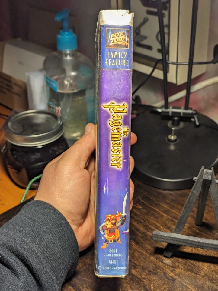 The Pagemaster (1994) Clamshell VHS Tape (G) Macaulay Culkin Working Condition!  - Image 4 of 4