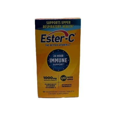 ESTER-C 1000mg Vitamin C 24-Hour Immune Support 90 Tablets. Exp-02/2027