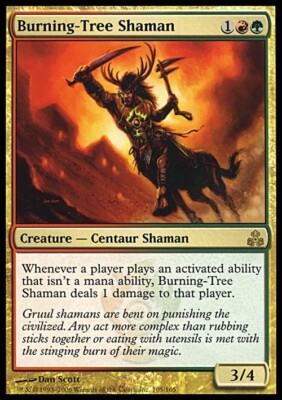 Burning-Tree Shaman ~ Guildpact [ EX ] [ Magic MTG ]