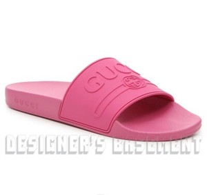 pink gucci flops