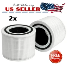 2x Core 300 Replacement True HEPA Filter For Levoit Air Purifier 350-RF 300-RAC