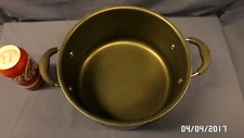 1932MJ Cuisinart 6 Quart Black Stock Pot #M5544-24BK Non Stick NO LID  VGC !