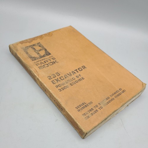 CATERPILLAR 235B Excavator Parts Manual Sebp1149 sn 32k789 - 32k1300 book - Picture 2 of 5