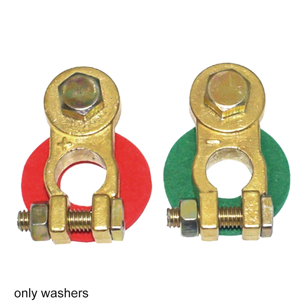 Ends Tool Fiber Protector Anti Corrosion Battery Terminal Washer Red/Green eBay
