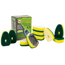 No-Plastic Heavy Duty Sponge Refill for Scotch-Brite's Dishwand Refill 10 Pack