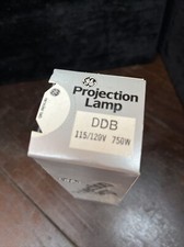 Vintage GE Projector Lamp DDB 115-120 V 750 W NOS