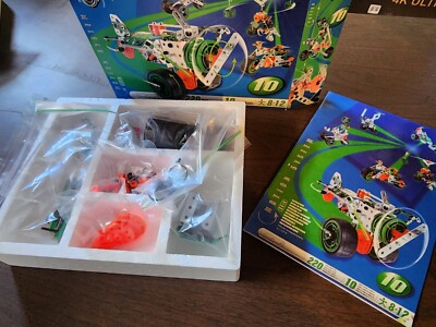 Meccano Erector Set Motion System 5510 - 220 Parts Builds 10