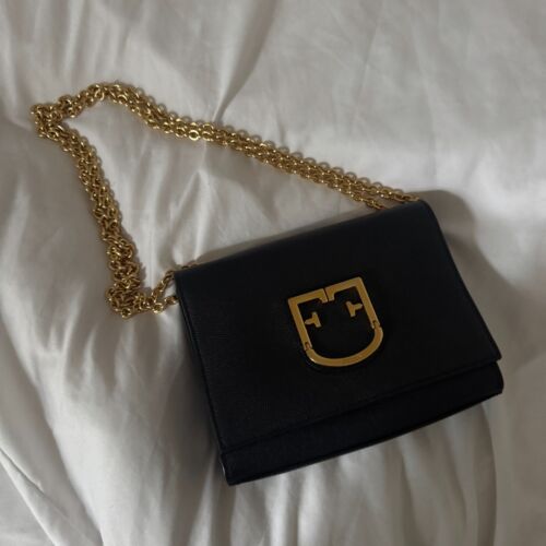Furla Viva Mini Pochette a tracolla in pelle (nero)