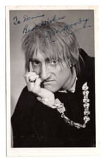Ron Moody Signed Photo 1960s /Autographed Actor Oliver!