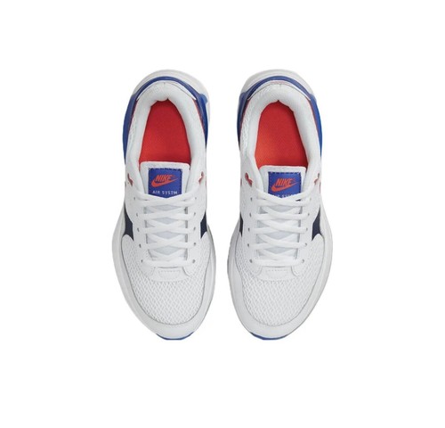 Nike Air Max System Low White Royal Crimson GS Size 6Y Fits Women Size 7.5 - Picture 4 of 6