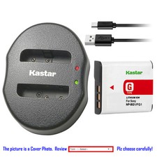 Kastar Battery Dual Charger for Sony NP-BG1 NP-FG1 Typr G BC-CSG BC-CSGD BC-CSGE