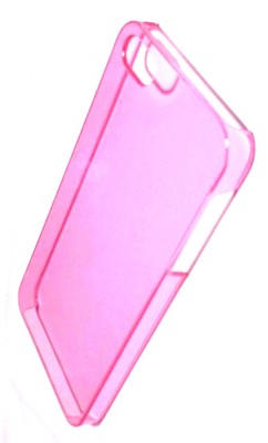 Pink Transparent Hard Back Case Cover for iPhone 5 5S 5C