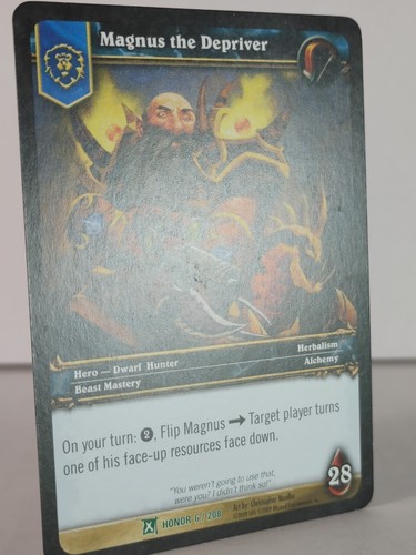 Magnus the Depriver - Fields of Honor - 6/208 - Wow TCG - Uncommon - C - Picture 4 of 5