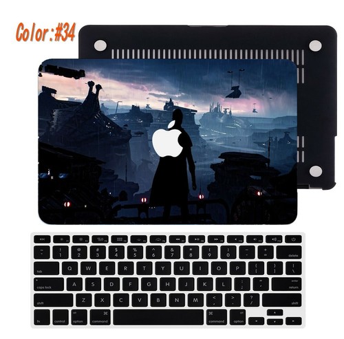 "Funda rígida recortada engomada 2 en 1 para computadora portátil Star Wars para Macbook Pro Air 13" - Imagen 41 de 43